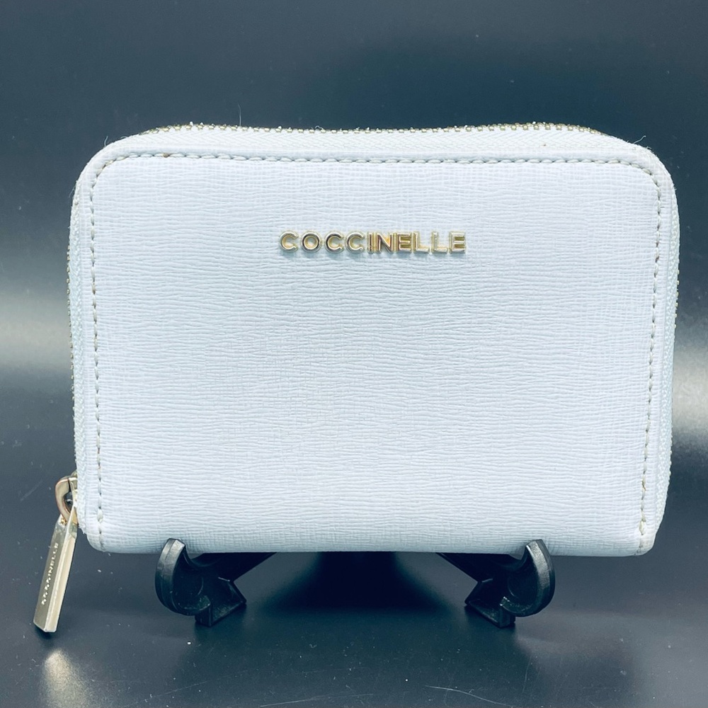 Coccinelle Light Blue Small Leather Wallet